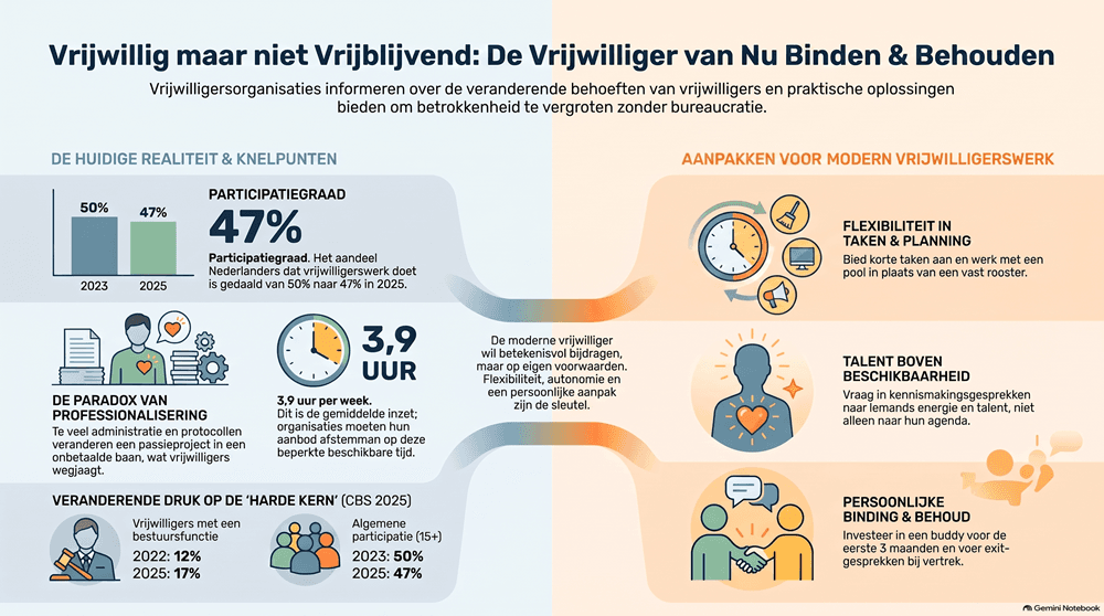 Vrijwillig maar niet vrijblijvend: 8 aanpakken die wel werken